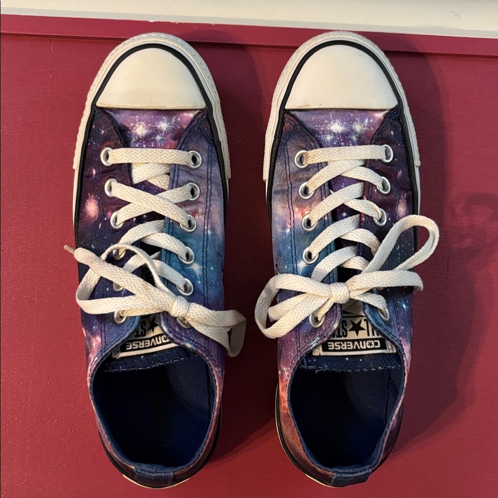 Galaxy Converse Low Top Shoes